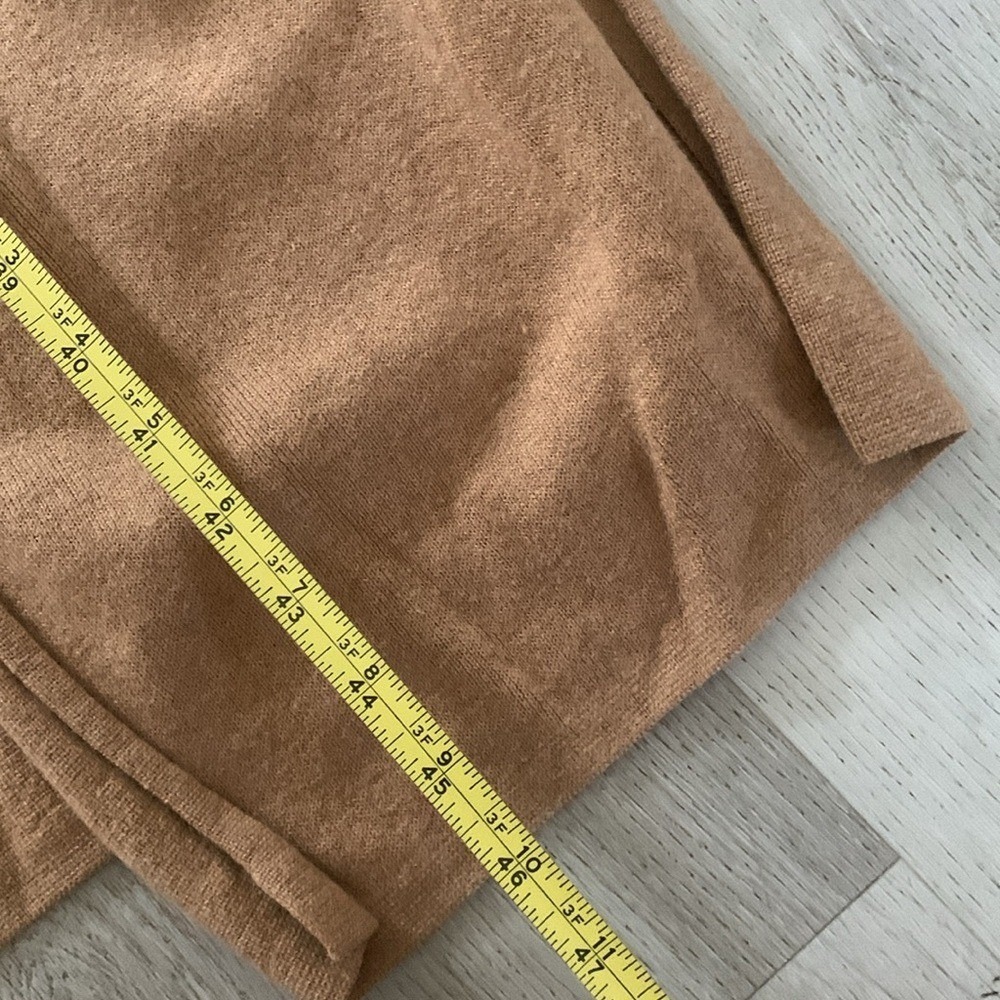 Banana Republic Open Duster Long Camel Sweater LP camel knit‎ - Picture 12 of 12